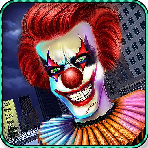 Scary Clown Attack Simulator:Grand City Crime