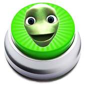 The green alien dance button