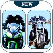 Man Moto Bike Rider Dual Photo Editor on 9Apps