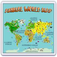 Animal World Map 6 – 12 años
