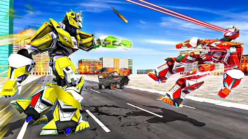 Flying Wild Tiger Robot Game para Android - Download