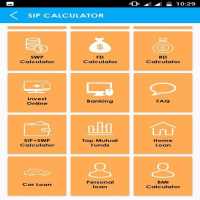 SIP, Loan EMI  Calculator , Mutual Funds