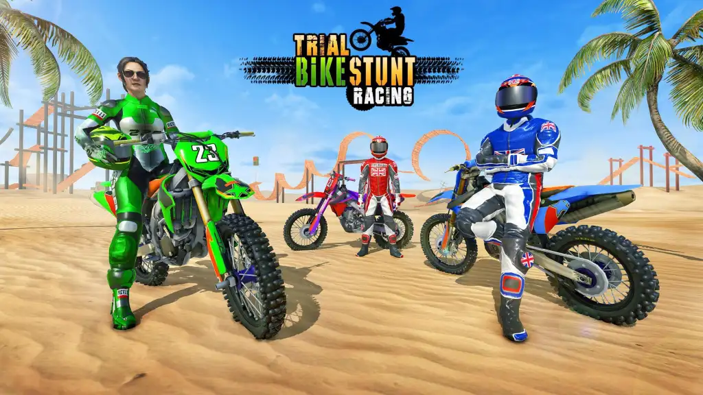 Trial Bike Stunt Racing Games - Tricky Bike Stunt Screenshot