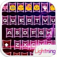 Red Lighting Theme – Emoji Keyboard ⚡ on 9Apps