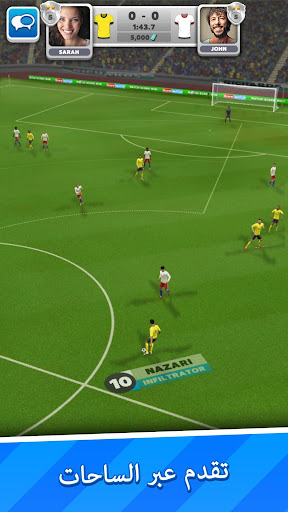 Score! Match - كرة القدم متعددة اللاعبين 3 تصوير الشاشة