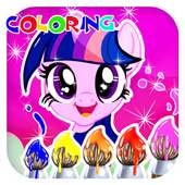 Coloring Book  for Little Pony on 9Apps