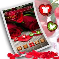 Red Rose Launcher Theme