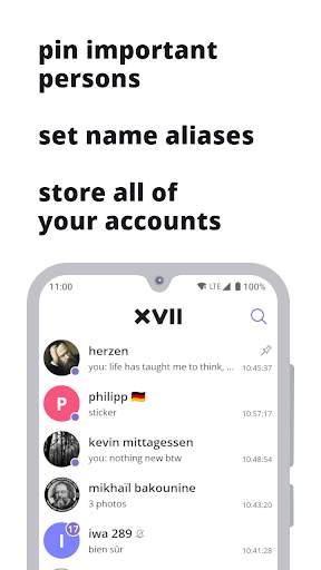 xvii messenger for vk screenshot 1