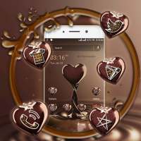 Chocolate Love Heart Launcher Theme