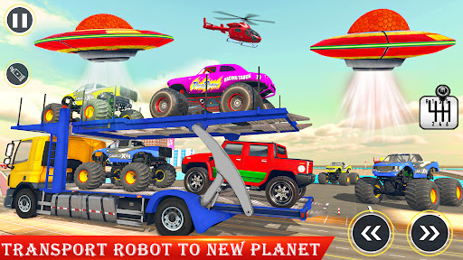Space Robot Transport Games 3D screenshot 20