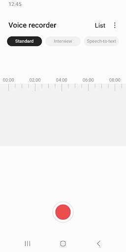 Samsung Voice Recorder स्क्रीनशॉट 1