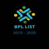 Bpl List New 2020