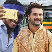 Selfie With Khesari Lal Yadav on 9Apps