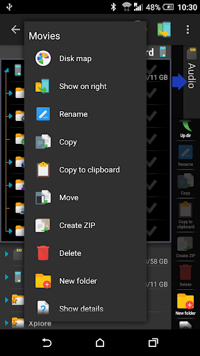 X-plore File Manager screenshot 5