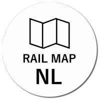 RailMap Nederland Netherlands Amsterdam Metro Tram on 9Apps