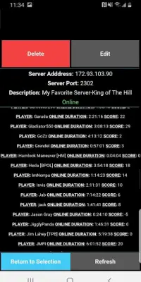King of the Hill ARMA 3 Servers, monitoring