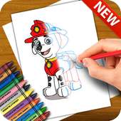 Learn to Draw Paw Puppy Patrol Easy on 9Apps