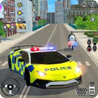 polisi mobil patroli 3d polisi