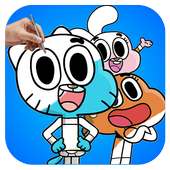 How to Draw gumball on 9Apps