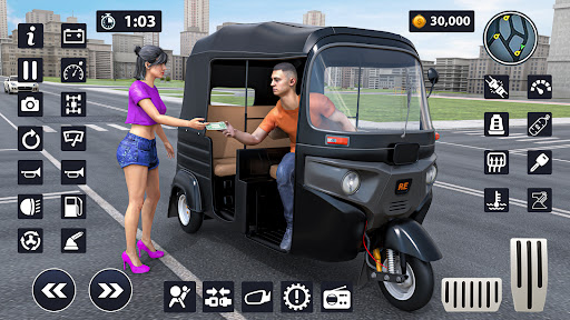 Modern Rickshaw Driving Games screenshot 6