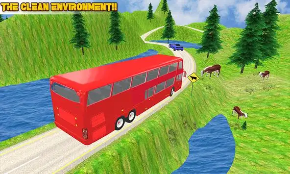 Simulador de ônibus subida offroad moderno: ônibus de transporte de ônibus  de montanha de van::Appstore for Android