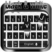 Black White Classic Keyboard on 9Apps