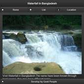 Waterfall in Bangladesh
