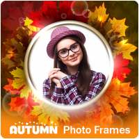 Autumn photo frames