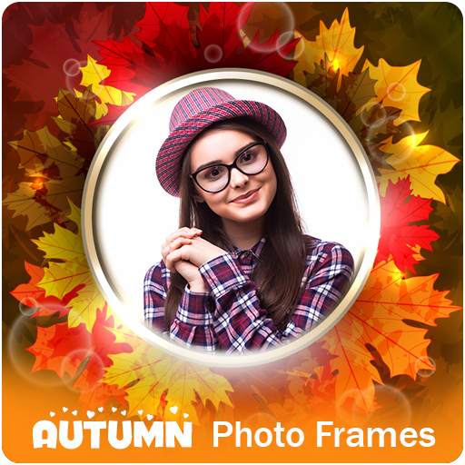 Autumn photo frames
