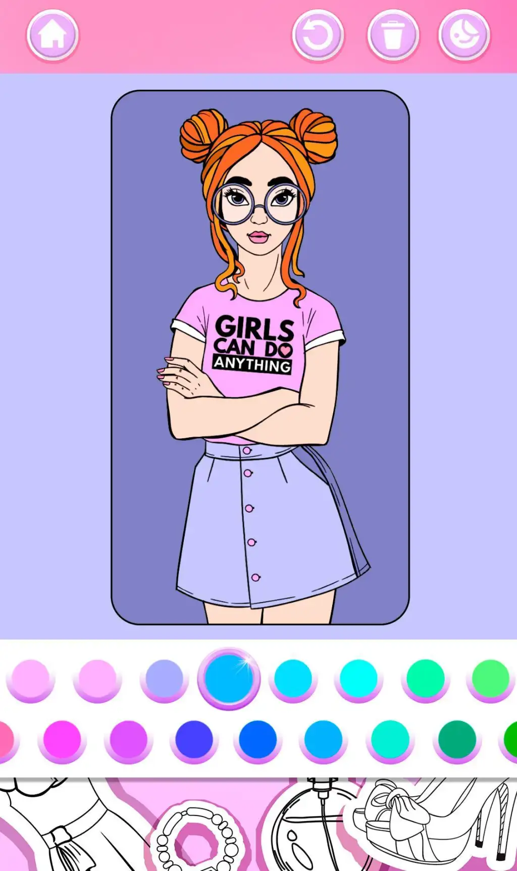 Fashion Coloring Book Screenshot