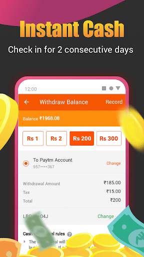 Roz Dhan: Earn Wallet cash 2 تصوير الشاشة