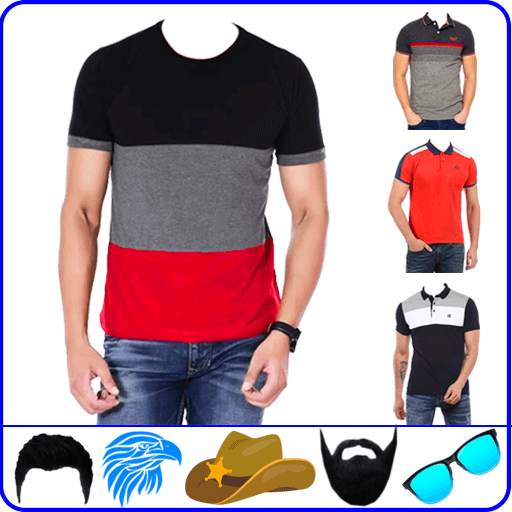 Men T Shirt Photo Suit Editor - Design T Shirt