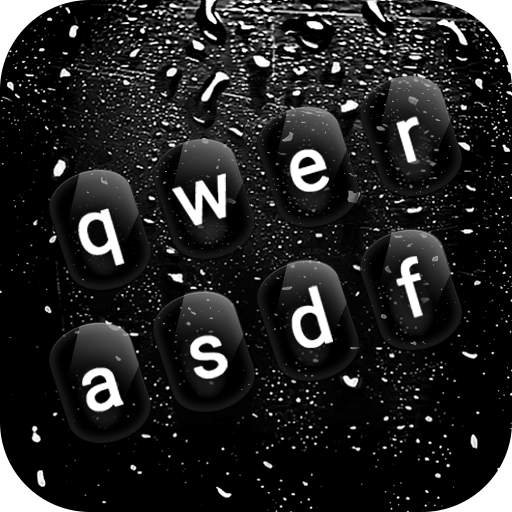 Dark Rainy Animated Keyboard   Live Wallpaper