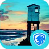 AppLock Theme - Seaside Cabin on 9Apps