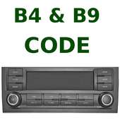 Radio Code for B4 B9