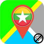 ✅ Myanmar Offline Maps with gps free