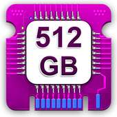 512GB Ram Memory Cleaner : Storage Ram Cleaner