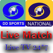 Dd sports live on sale tv match today