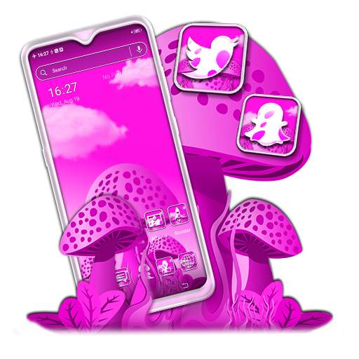 Pink Mushroom Theme
