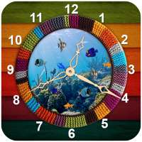 Clock Aquarium Live Wallpaper