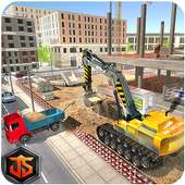 Konstruksi Sim City Gratis: Excavator Builder