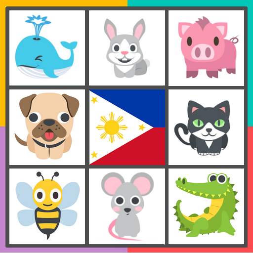 Animals Quiz Game (Learn Filipino Language)