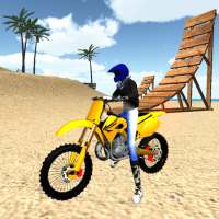 Motocross Spiaggia Salto 3D