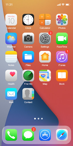 Phone 13 Launcher, OS 15 screenshot 1
