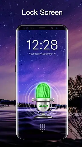 microphone style lock screen microphone style lock screen