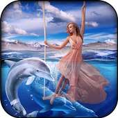 Dolphin Photo Frame on 9Apps