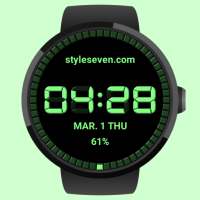 Digital Watch Face-7 for Wear OS by Google
