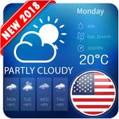 Weather Forecast Clock in USA - New 2018 on 9Apps
