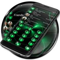 Dialer Theme Spheres Green on 9Apps