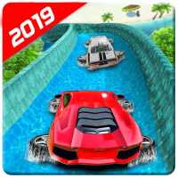 Water Surfing Floating Car Racing Game 2020